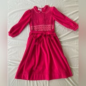 Vive La Fête girls 10 Y.O. smocked Christmas/holiday dress